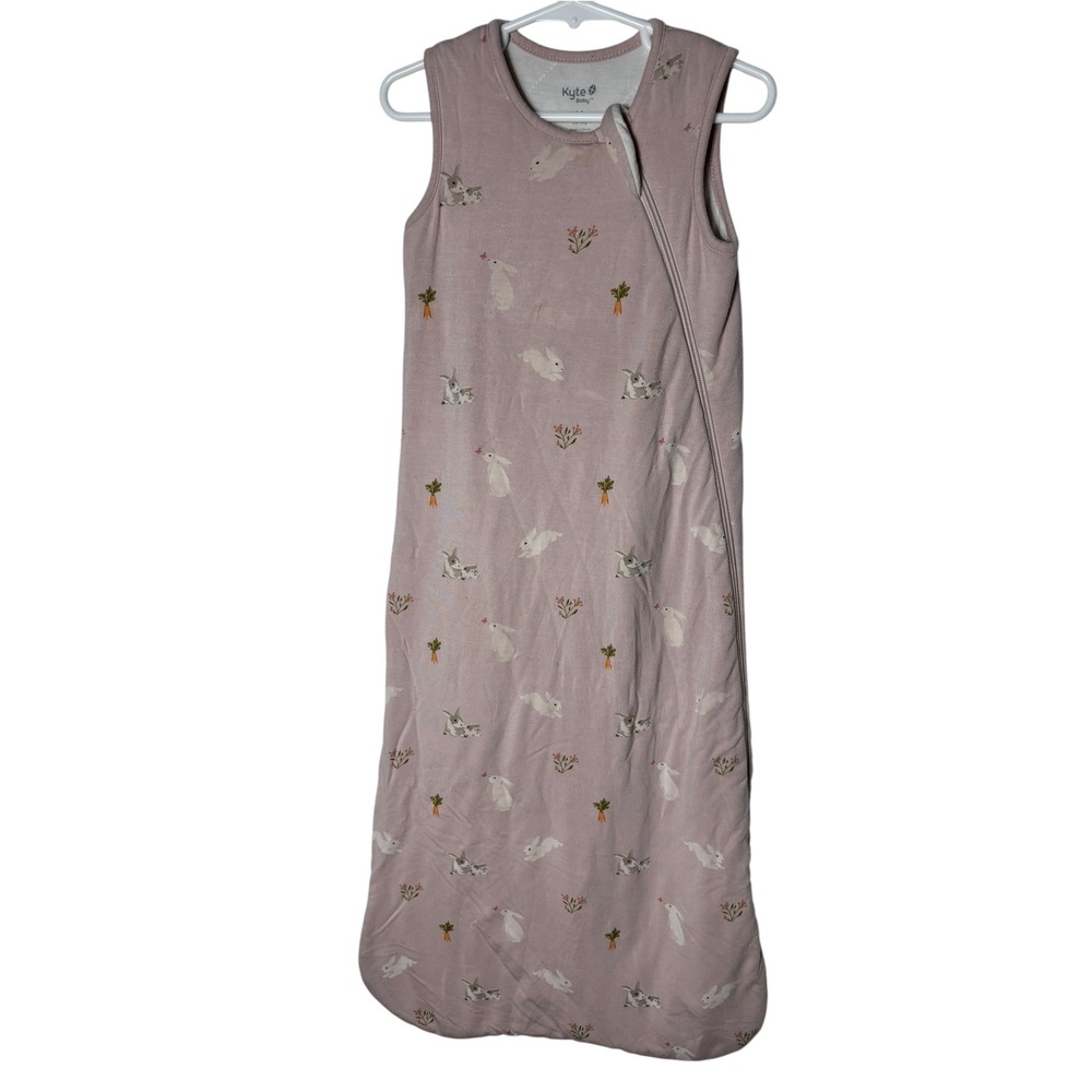 Kyte baby medium 1.0 tog bamboo sleep sack bunny rabbits cozy soft